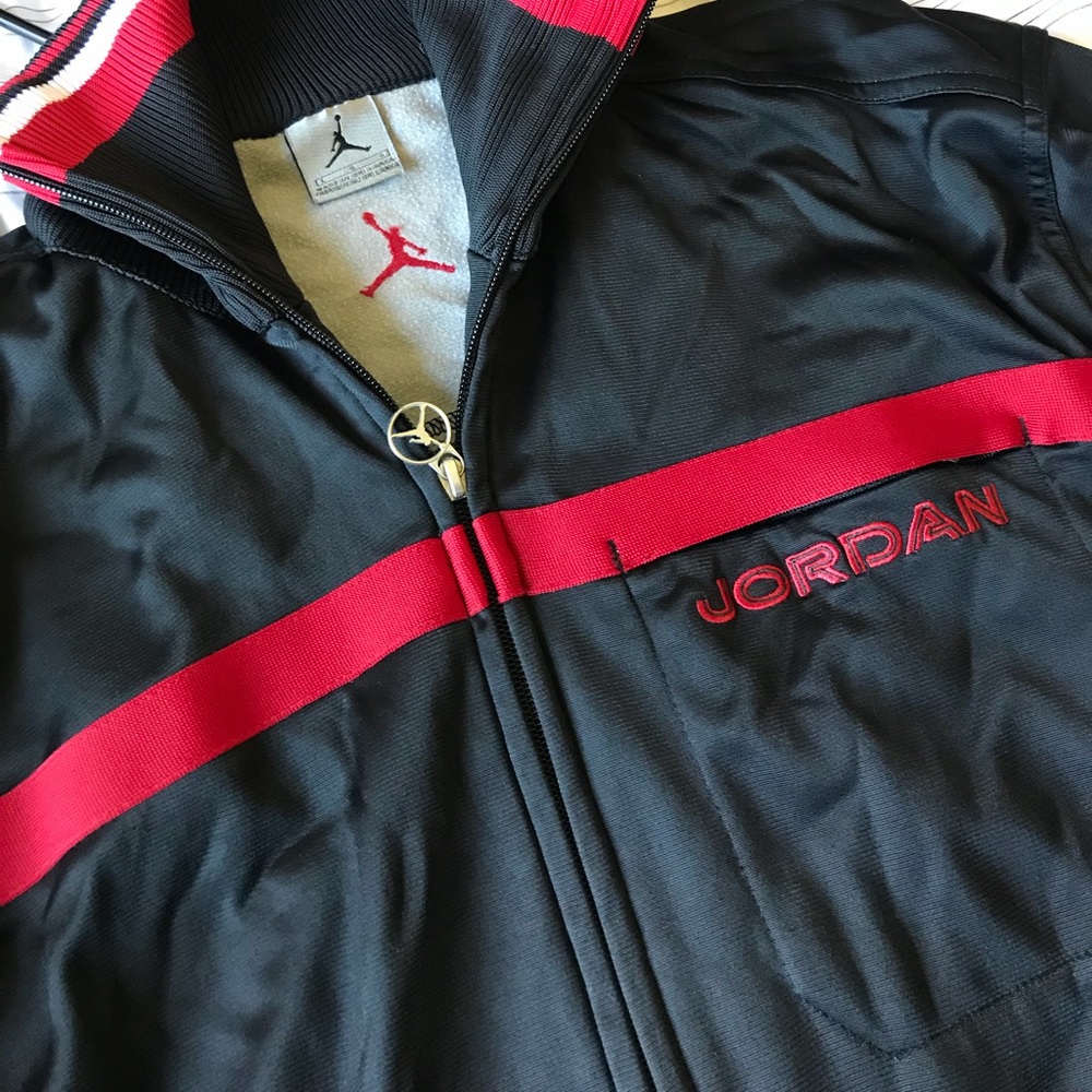 Jordan - Black and Red (L) Track/Athletic Jacket